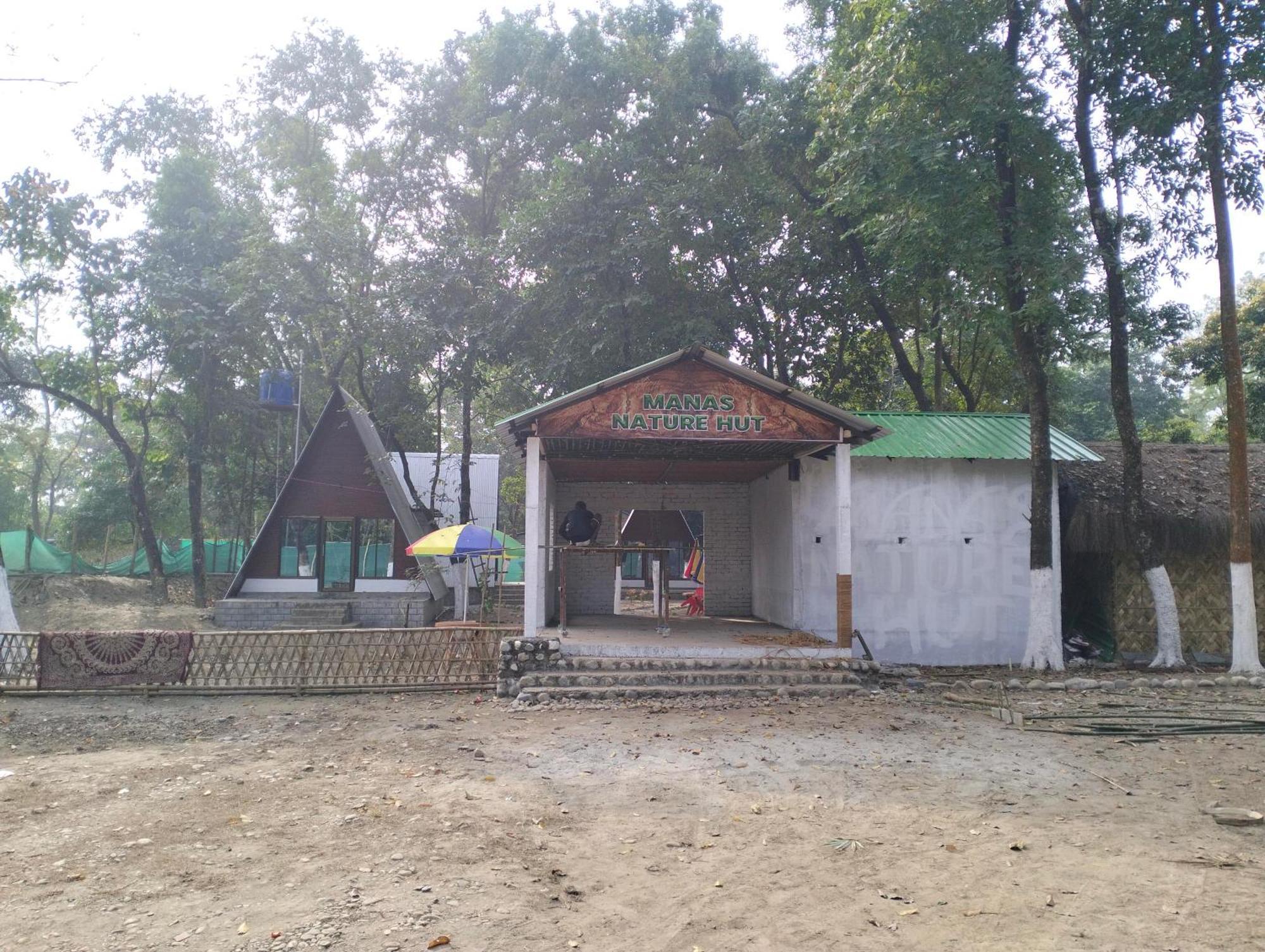 Manas Nature Hut Hotel Jyoti Gaon Exterior foto